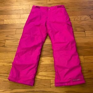 womens hot pink snow pants